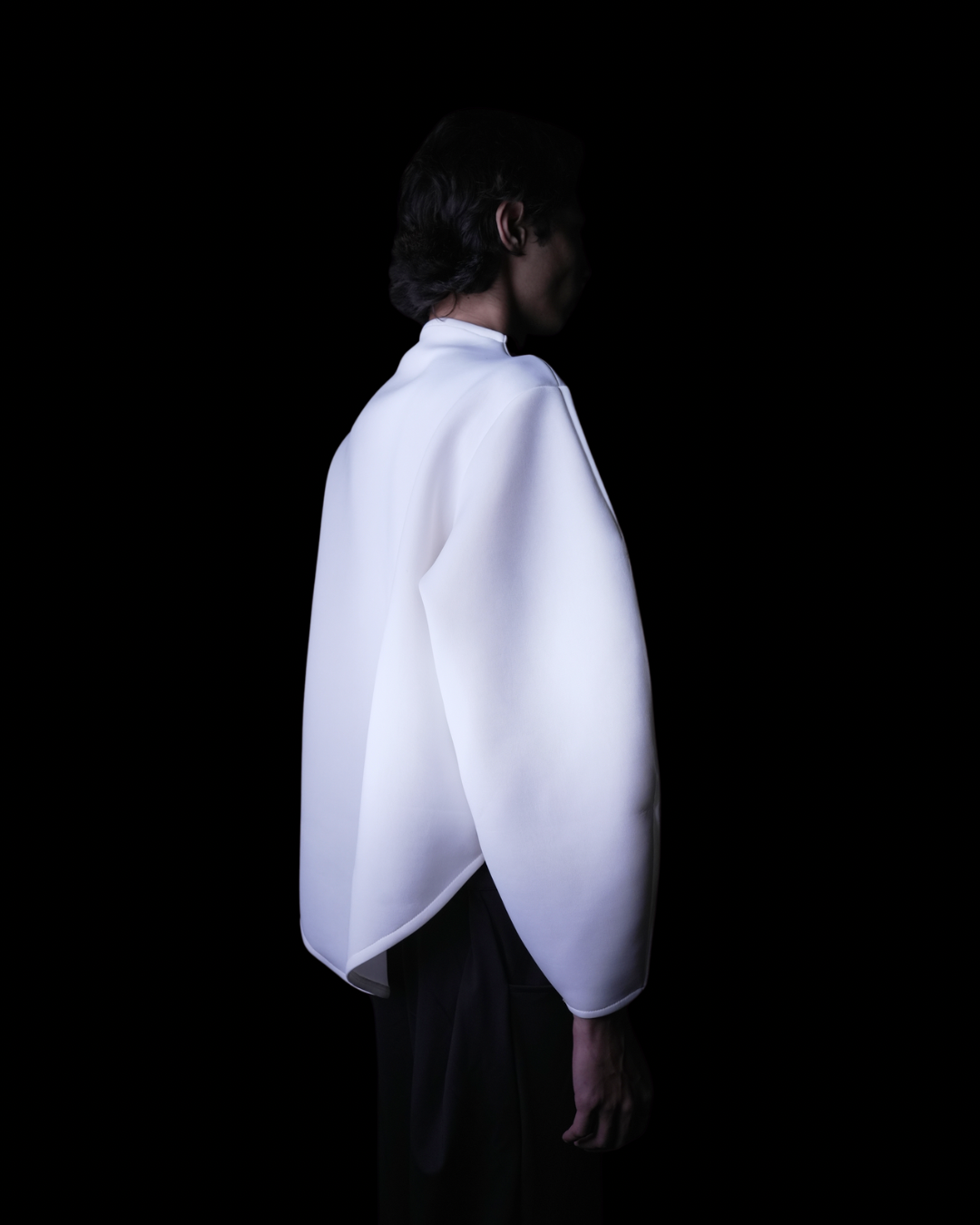 Person in white garment